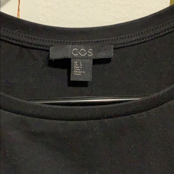 COS Mesh Stripe Shift Dress - Picture 3 of 3